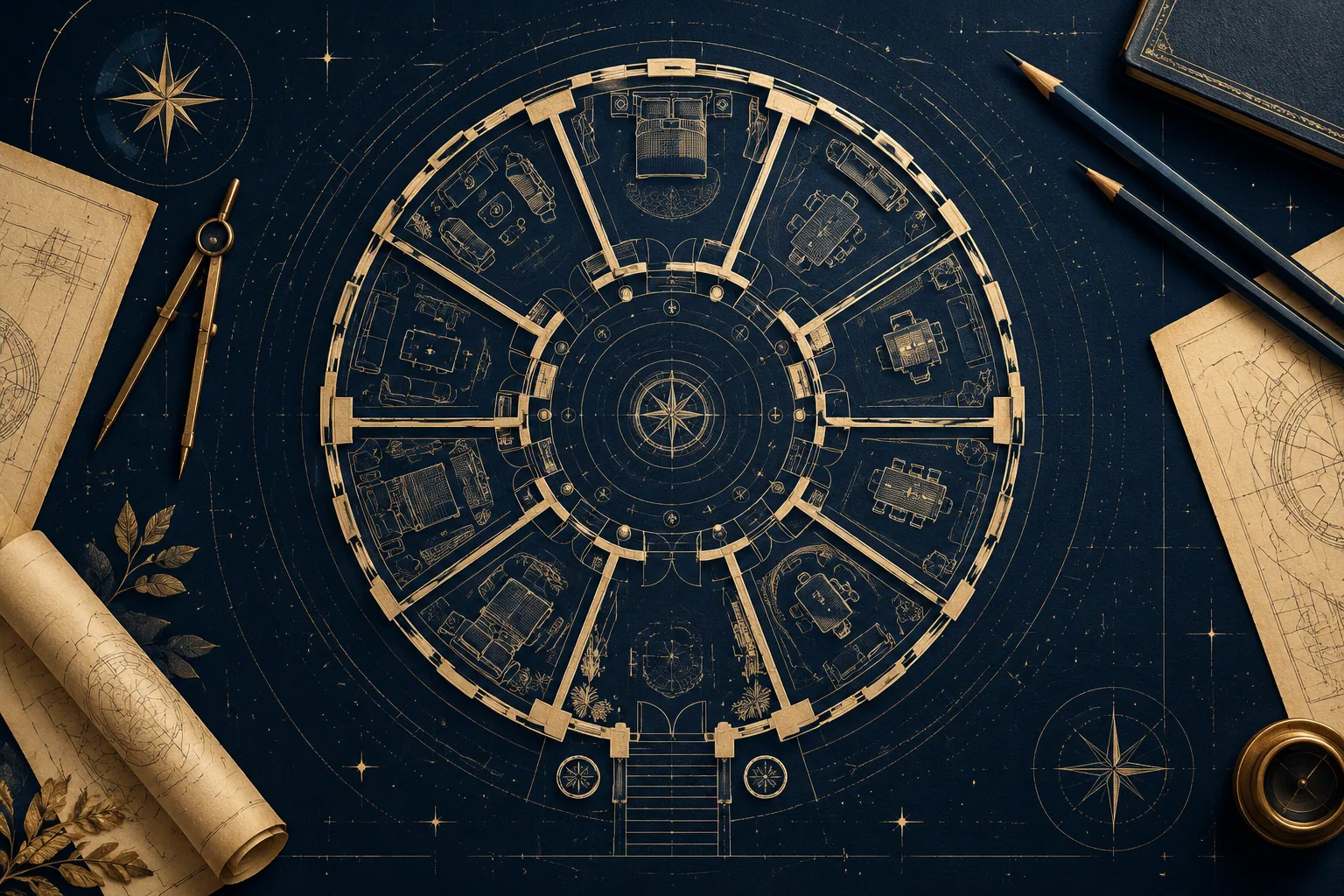 The 12 astrology houses explained: how each room shapes your daily life