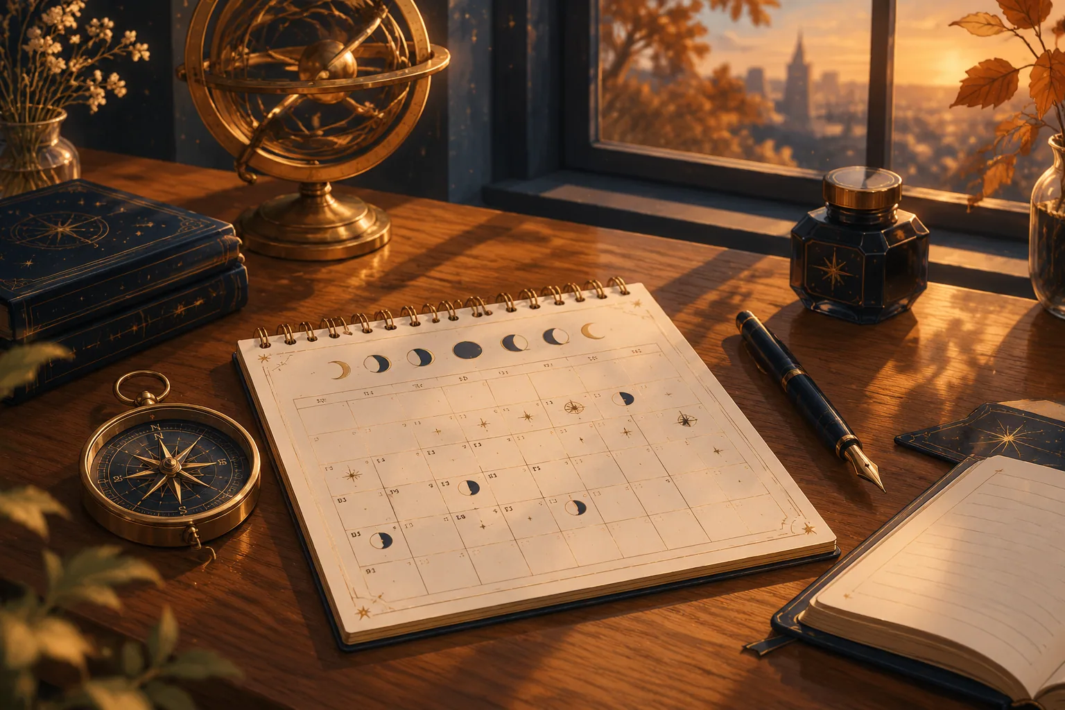 Calendario de lunas llenas y nuevas: cómo guiar tus proyectos y emociones